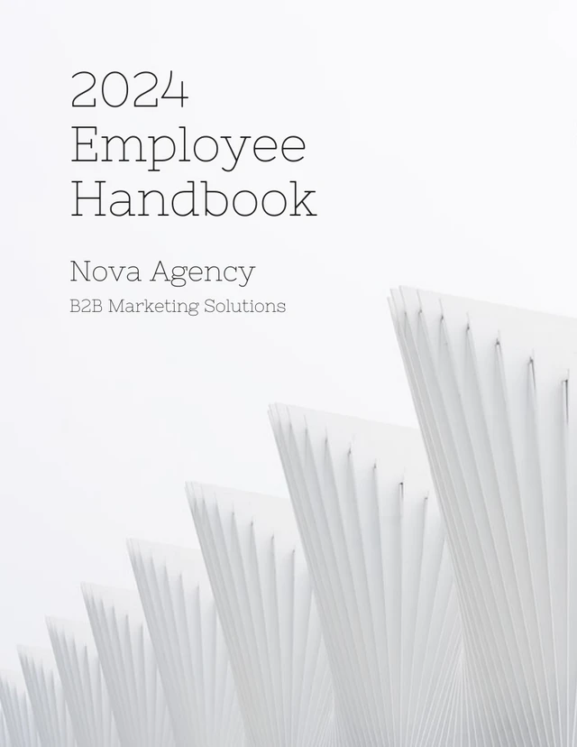 Minimalist Employee Handbook - Page 1