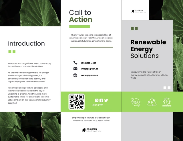 Renewable Energy Solutions Brochure - Page 1