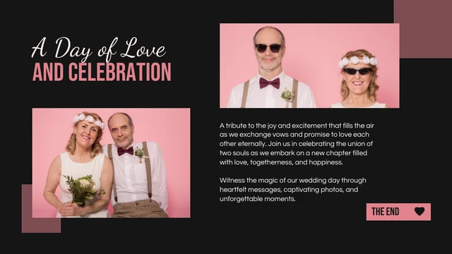 Black and Pink Simple Wedding Presentation - Page 5