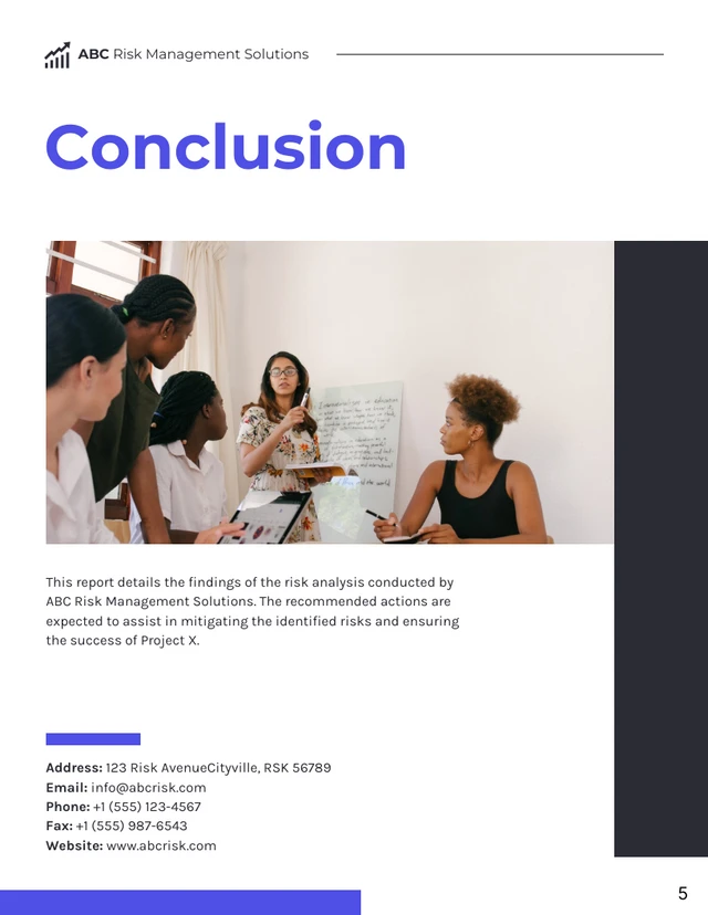 Risk Assessment Consulting Report - Page 5