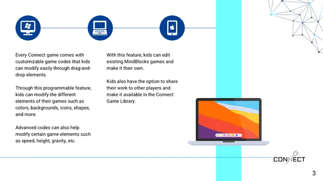 White and Teal Technology Pitch Deck Template - Page 3