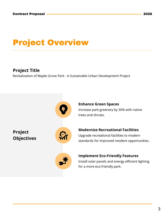 Business Contract Proposal - Page 3