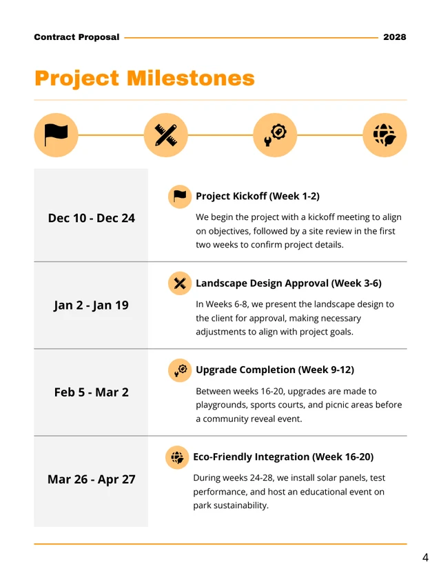 Business Contract Proposal - Page 4