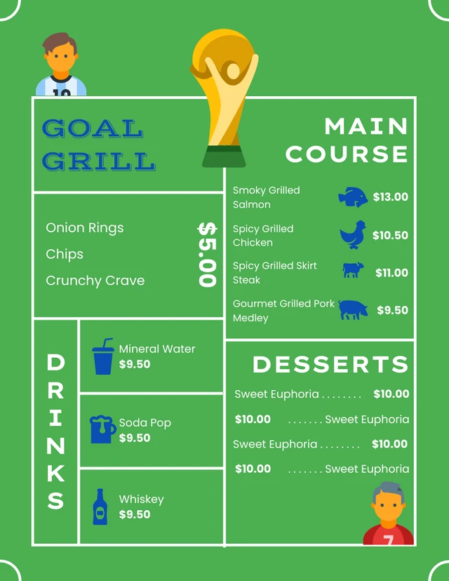 Football Menu