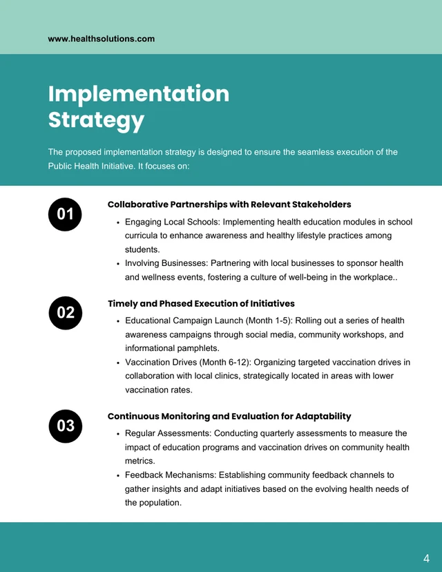 Public Health Initiative Proposal - Page 4