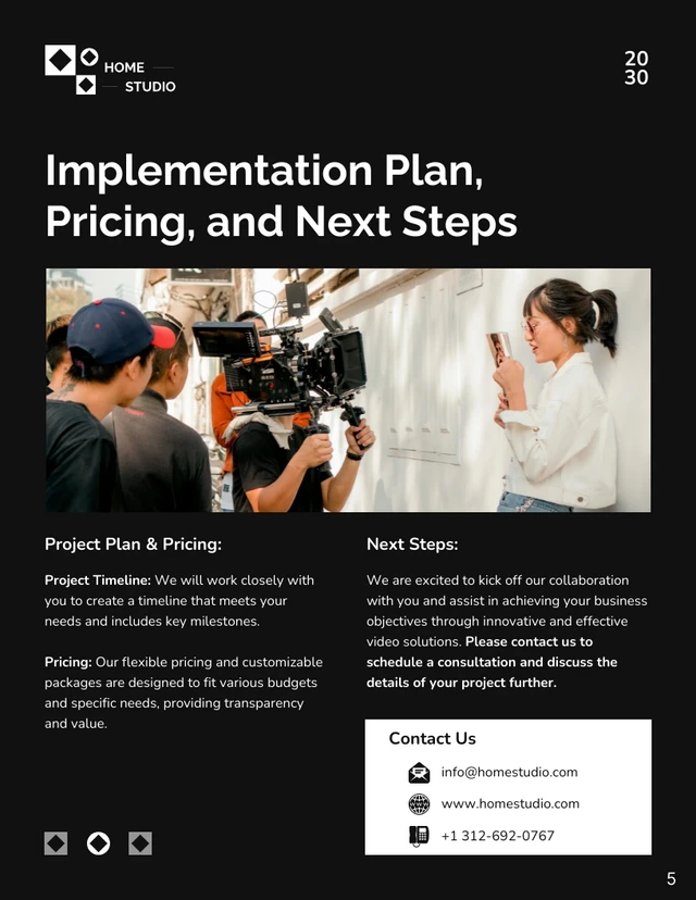 Video Production Proposal Template - Page 5