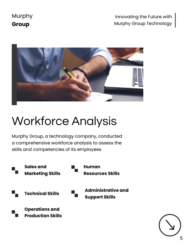 Light Blue Grey Simple Staffing Plans - Page 5