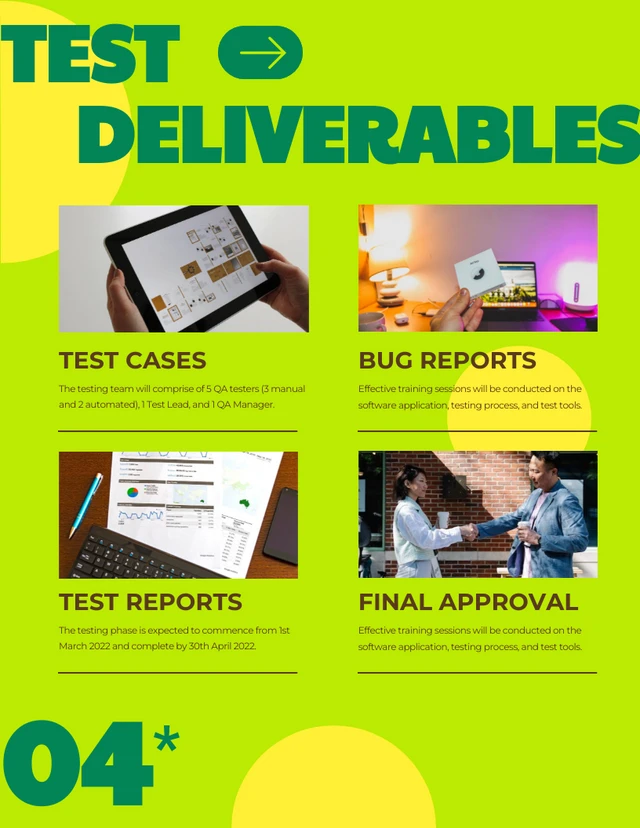 Green And Yellow Test Plan - Page 5