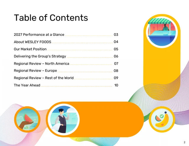 Food Corporate Annual Report - Page 2