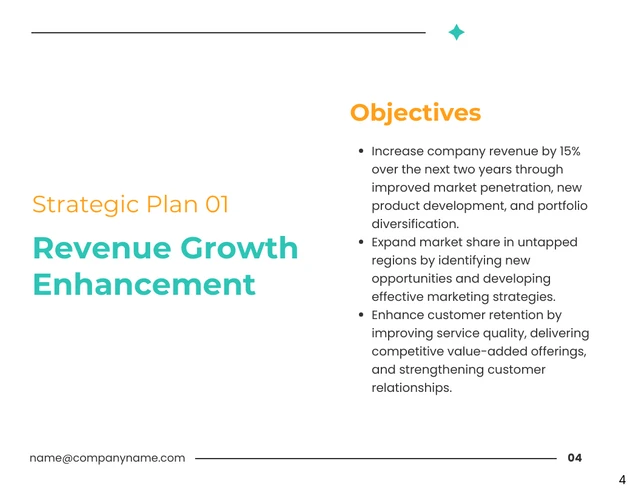 Minimalist Simple Design Strategic Working Plan