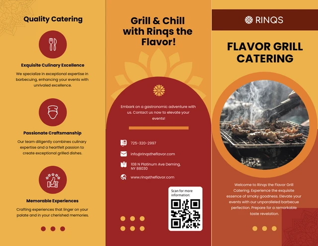 BBQ and Grill Catering Brochure - Page 1