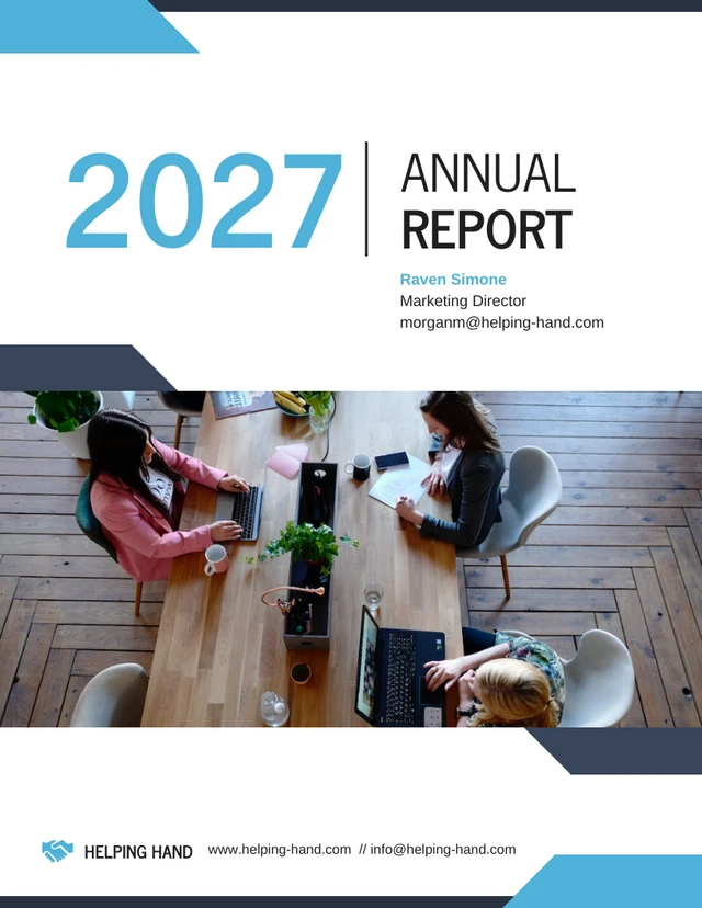 Nonprofit Annual Report Template - Page 1