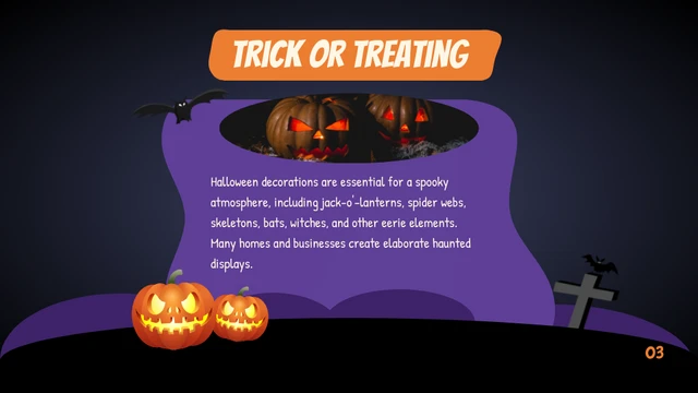 Purple and Orange Halloween Presentation - Page 4