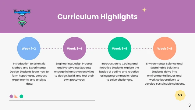 Colorful STEM Education Program Presentation - Page 3