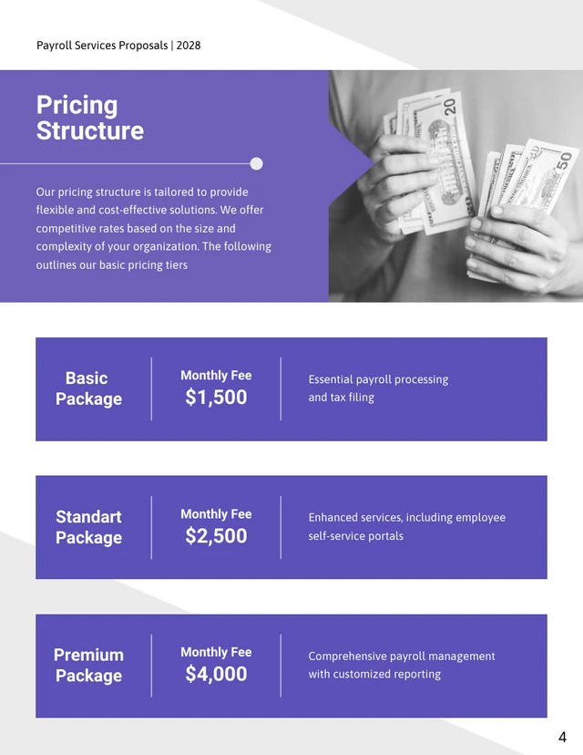 Payroll Services Proposals - Page 4