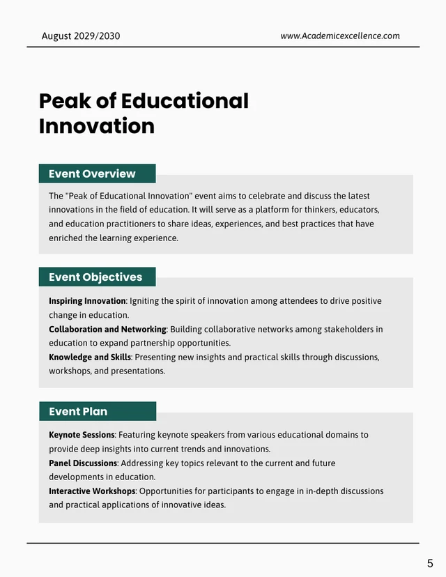 Green And White Modern Minimalist Academic Proposal - Page 5