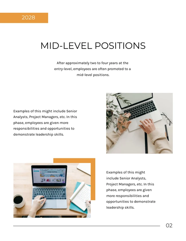 Professional Clean Minimalist Career Plan - Page 2