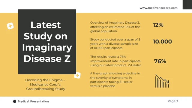 Yellow And Black Medical Presentation - Page 3
