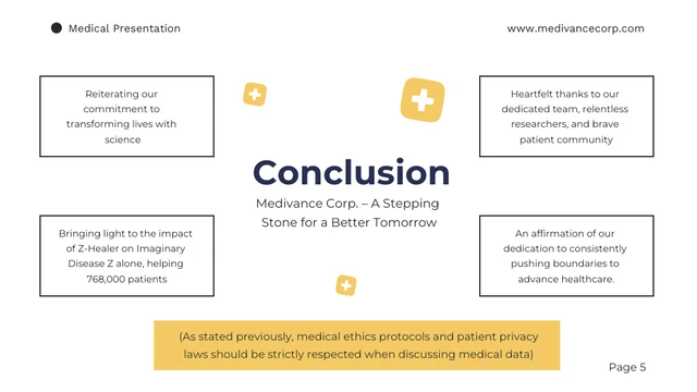 Yellow And Black Medical Presentation - Page 5