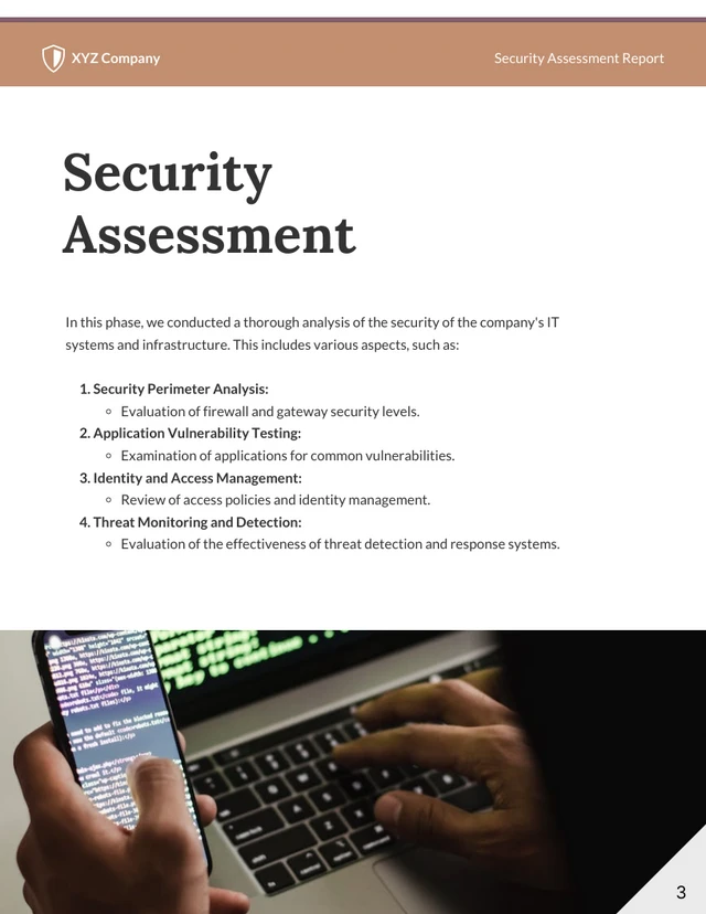 Security Assessment Report - Page 3