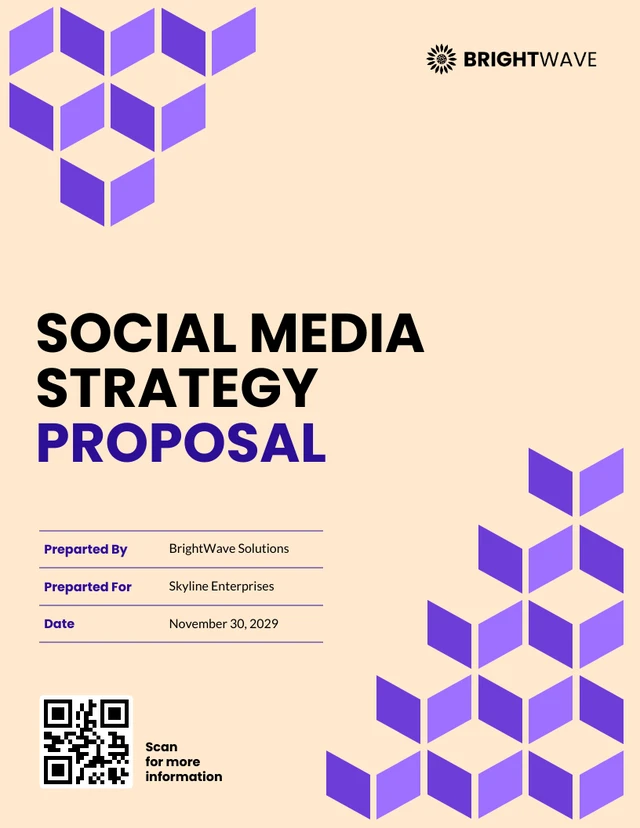 Social Media Strategy Proposal - Page 1