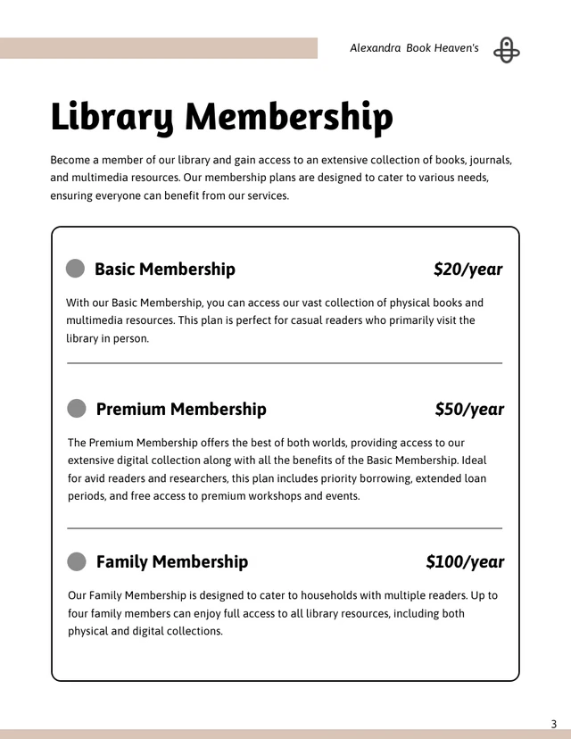 Library Card Catalog Template - Page 3