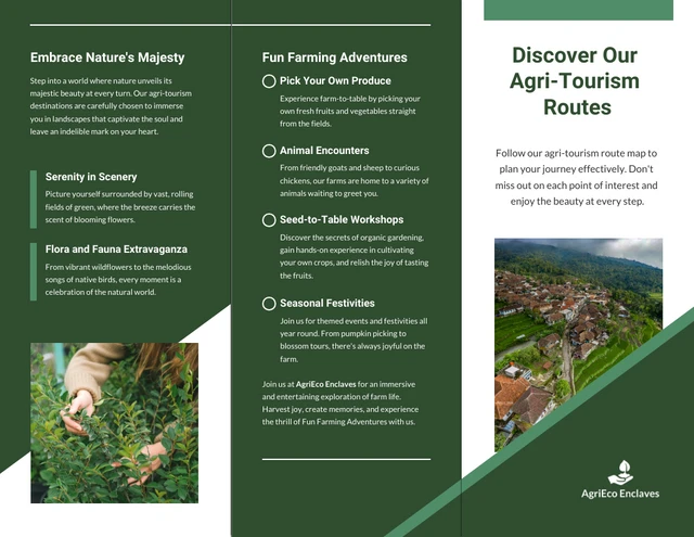 Agri-Tourism Opportunities Brochure - Page 2