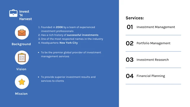 Blue Executive Business Summary Presentation Template - Page 3