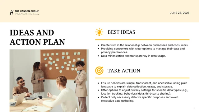 White And Yellow Modern Elegant Minimalist Industry Brainstorm Presentation - Page 5