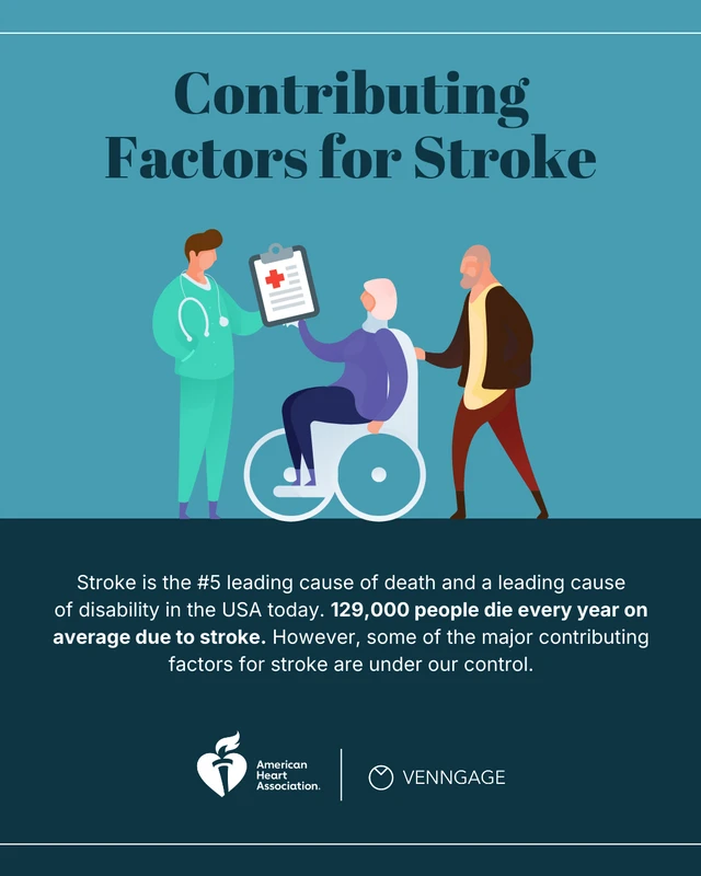 Stroke Awareness Month Instagram Carousel - Page 1