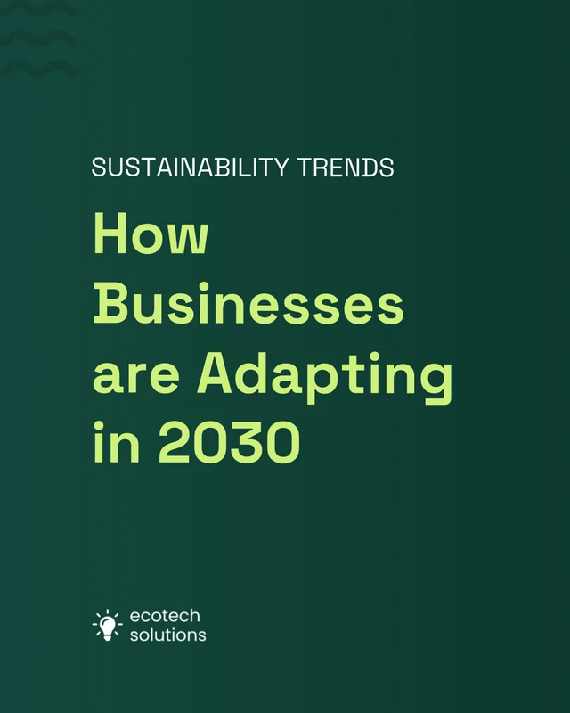Business Sustainability Social Media Carousel Template - Page 1