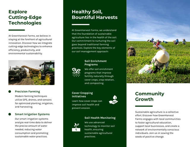 Sustainable Agriculture Brochure - Page 2