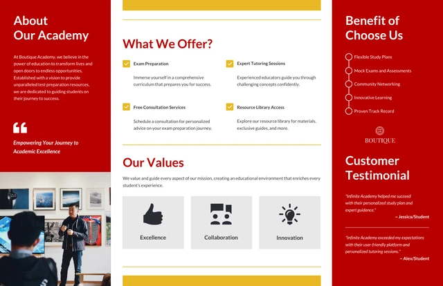 Test Preparation Resources Gate-Fold Brochure - Page 2