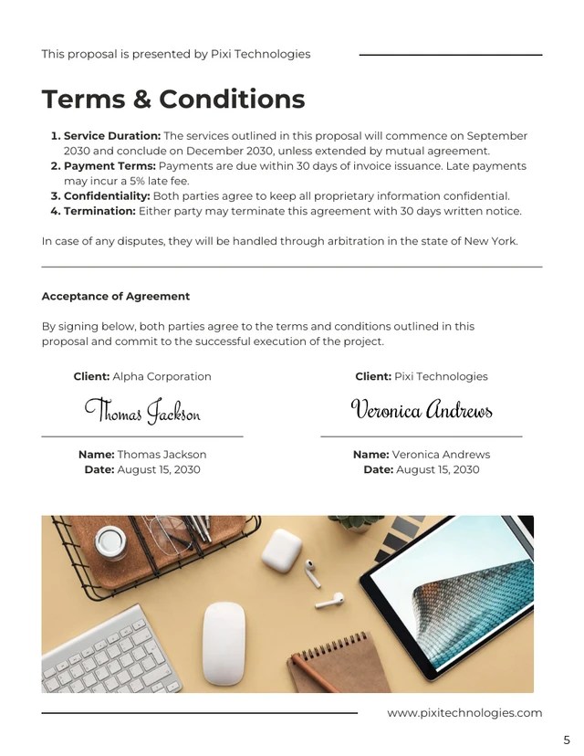 Modern Minimalist Design Services Proposal - Page 5