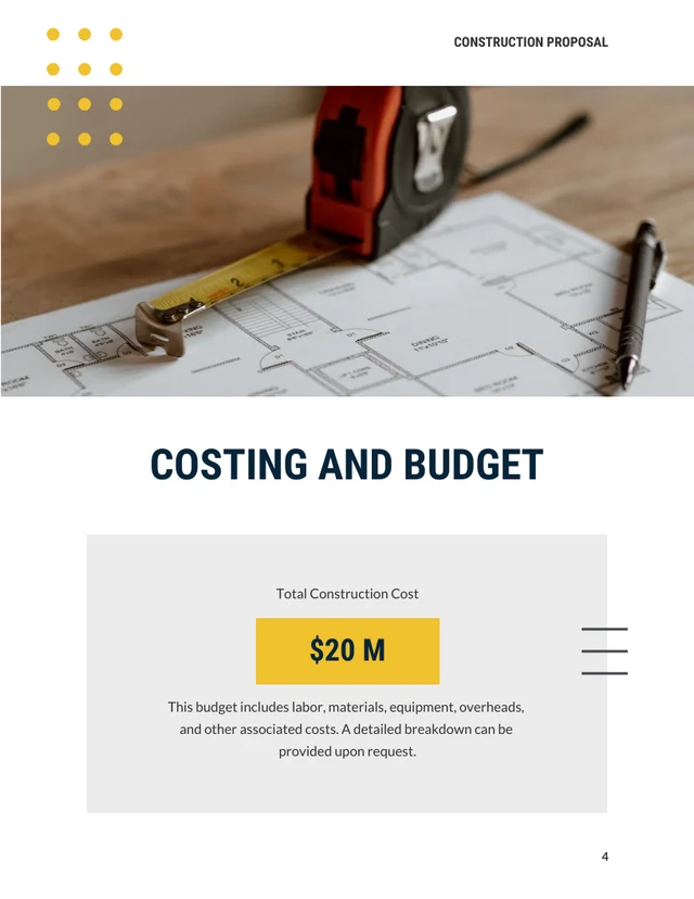 Modern Minimalist Yellow And Gray Construction - Page 4