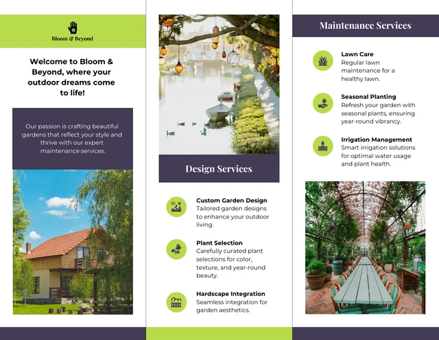 Garden Design & Maintenance Brochure - Page 2