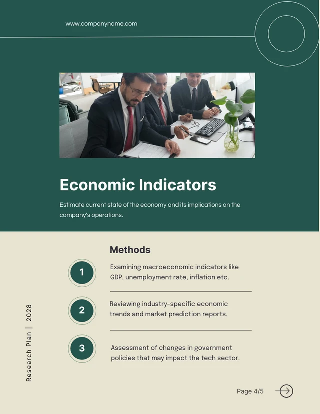 Dark Green Minimalist Lines Research Plan - Page 4