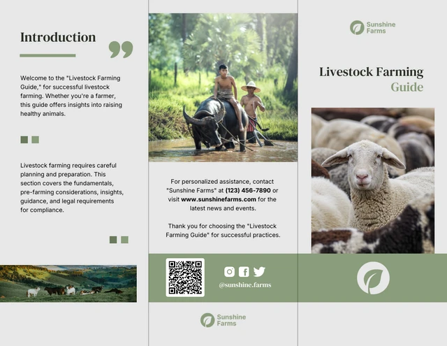 Livestock Farming Guide Brochure - Page 1