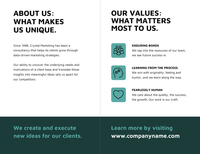 Customizable Company Bi Fold Brochure - Page 2