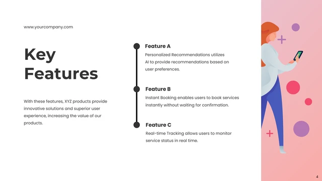 Gradient Color Minimalist Roadmap Presentation - Page 4