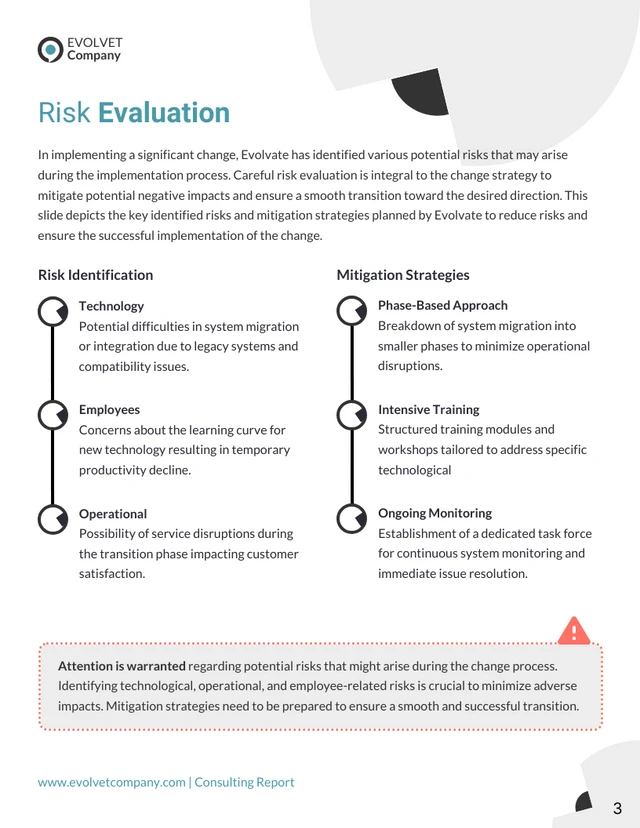 Change Management Consulting Report - Page 3