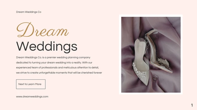 Pink Wedding Presentation - Page 1