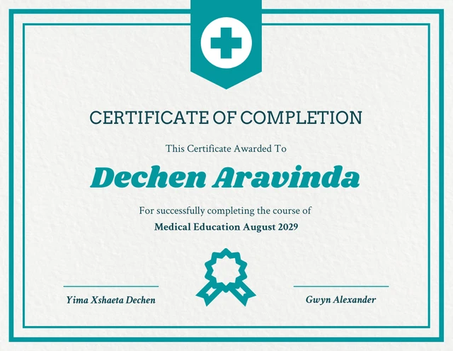 Course Certificate