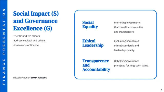 Simple Blue and White Finance Presentation - Page 4