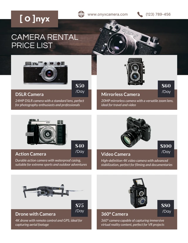 Rental Price List Template - Page 3