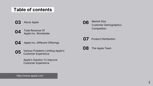 Modern Grey Apple Pitch Deck Template - Page 2