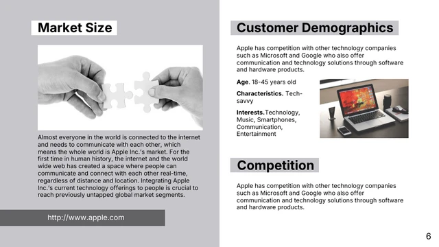 Modern Grey Apple Pitch Deck Template - Page 6