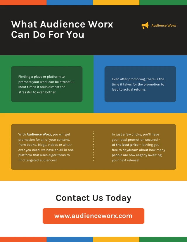 Colorful Problem Agitate Solution Flyer