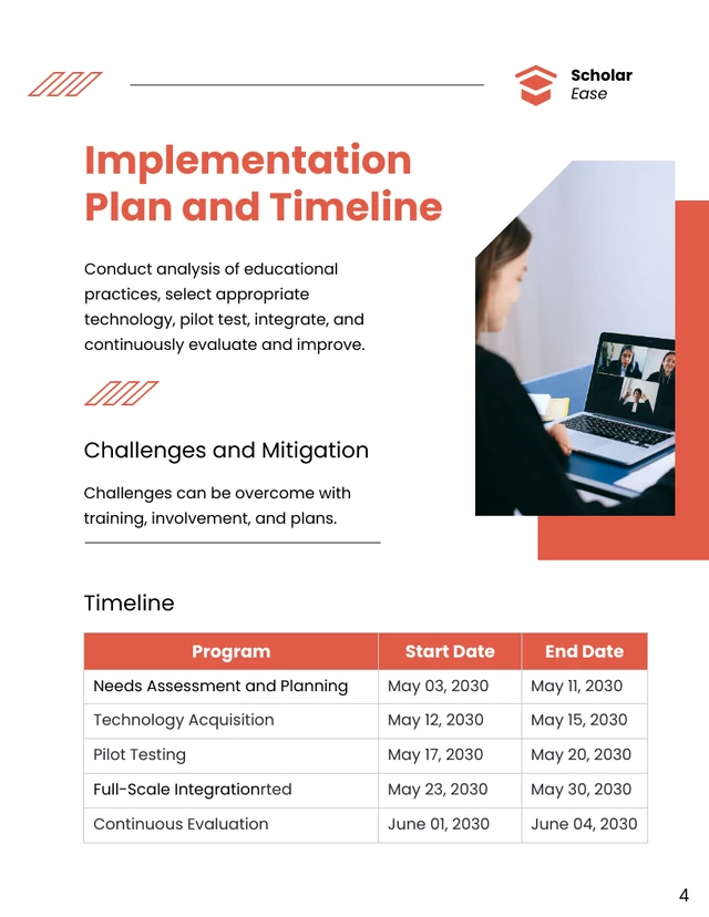 Educational Technology Proposal - Page 4