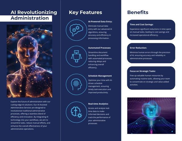 AI-Assisted Administrative Services C Fold Brochure - Page 2